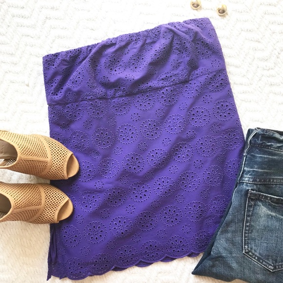 J. Crew Tops - J. Crew Eyelet Tank